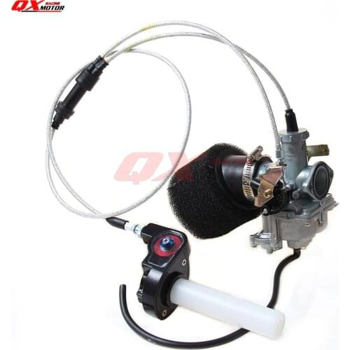 PZ30 30mm Carburetor Accelerating Pump Racing 200cc 250cc Motocross atv quad For IRBIS kayo BSE With Dual Throttle Cable