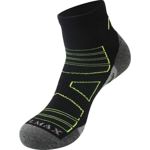 1 Pair EUR36-42 Wicking Wear Resistant Working Sock For Men Full Cushioning Quick Dry CoolMax Women Socks Big Size 6 Colors