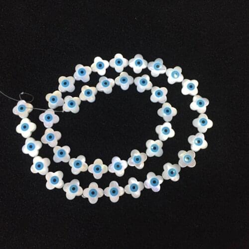 20pcs Turkish blue eye bead pendant eye pendant Pearl shell Bead size 10mm