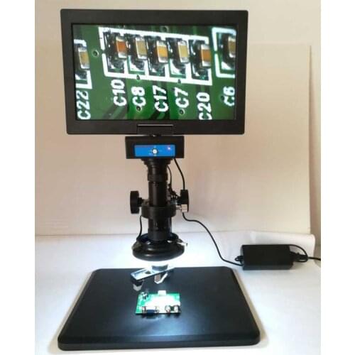 2 million pixels 0.7-4.5X All-In-One 3D Integrated Microscope With 10.6 Inch Screen display 3D Microscope for Phone PCB Repair