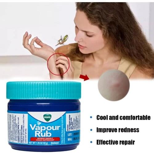50G Arrival White Cool Oil Peppermint Cream To Prevent Mosquito Bites Headache Muscle Aches Pain Relieving Ointment