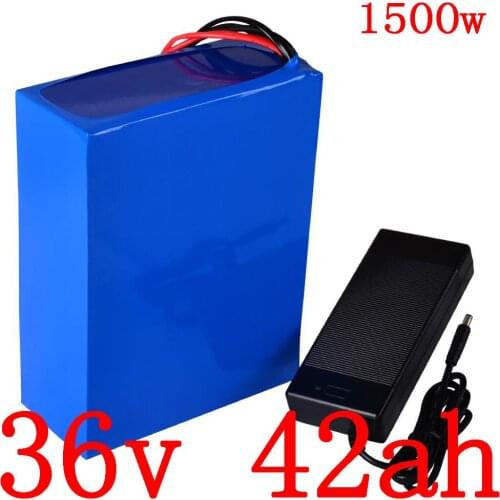 36V 1000W 1500W electric scoote battery pack 36v 40ah electric bike battery 36V 40AH lithium ion battery with 50A BMS+5A charger
