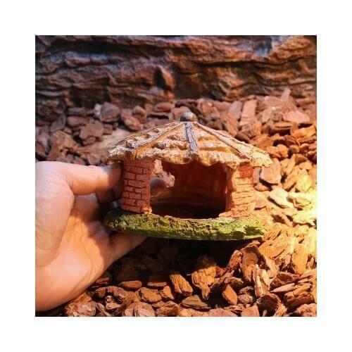 Aquarium landscaping reptile terrarium scape imitation cottage environmentally friendly resin non-toxic decorations