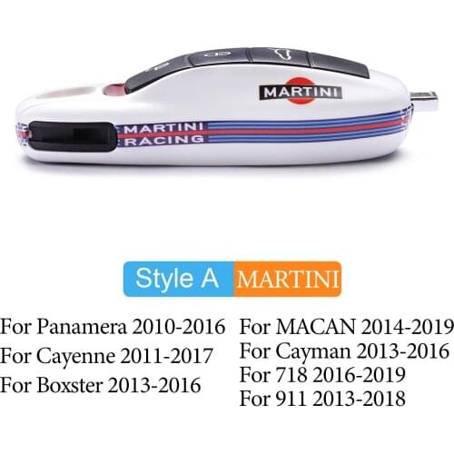 Car Key Case Keyshell Covers for Porsche Panamera Cayenne Macan Boxster Cayman 718 911