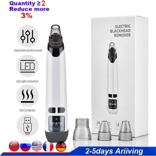 USB Electric Blackhead Remover Pore Acne Vacuum Cleaner Facial Comedo Suction Extractor Skin Care Tools Nose Face Deep Cleansing