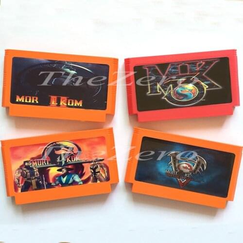 Kmbt Mortal 2 3 4 5 For 8 Bit Game Player Game Card for 60 PIN Cartridge Game Card MortalKombat