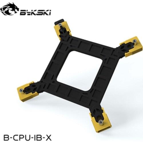 Bykski CPU Water Block Bracket Support For Intel 115X 1200 1366 775,Motherboard Backplate B-CPU-IB-X