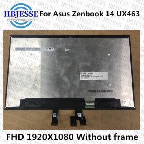 14'' Matrix For Asus Zenbook Flip 14 UX463 UX463FA UX463FL Touch Digitizer Glass LED Screen Laptop LCD Display Assembly