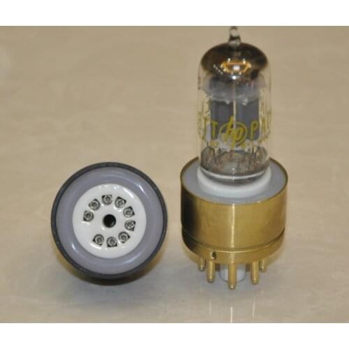 Applicable to 12AX7, 12AU7, 12AT7 small nine-pin tube to 6SN7\6H8C, 6SL7 and other large eight-pin conversion seat