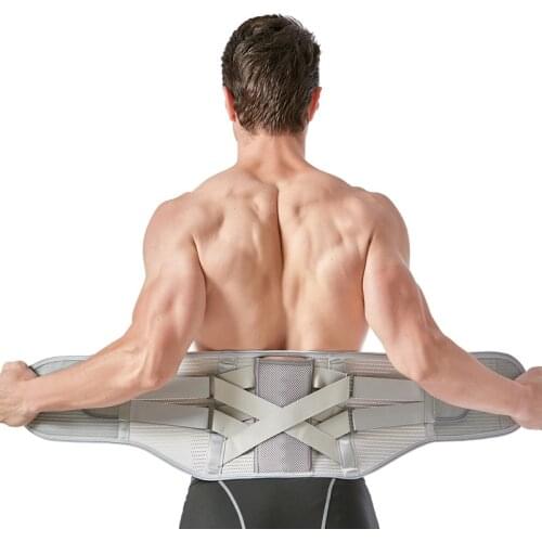 Waist Support Brace Belt Lumbar Lower Waist Double Adjust Back Support 65-115cm For Pain Relief Gym Sport High Elastic