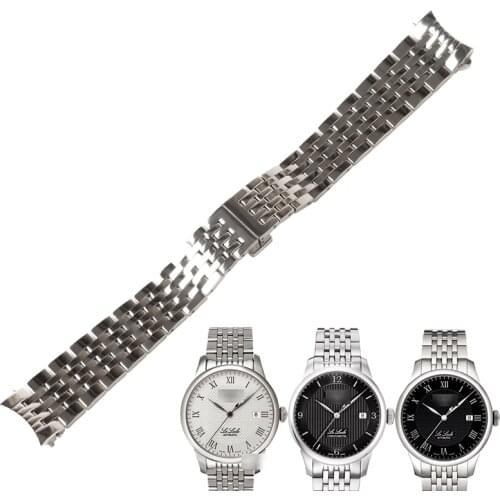 WENTULA watchbands for tissot T41 LE LOCLE AUTOMATIC stainless steel solid band man watch bands