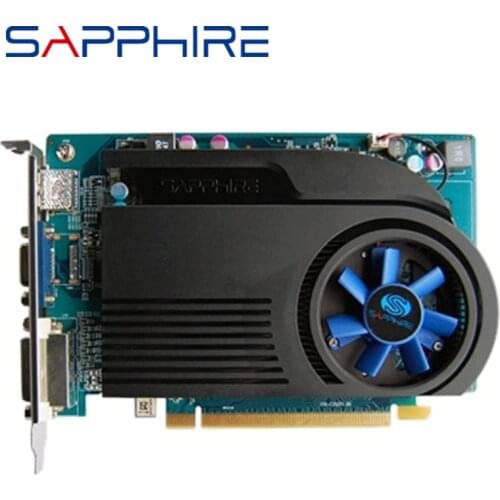 SAPPHIRE HD6570 2GB Graphics Card GPU AMD Radeon HD 6570 Video Cards Office Computer Desktop PC Mini Card Map Energy-Saving VGA