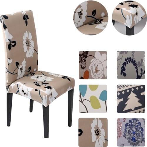 Modern Fabric Chair Cover for Dining Room Chairs Covers Spandex Elastic Chair Cover with High Back Covers for Chairs for Kitchen