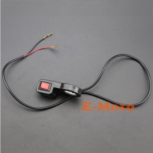 7/8" Handlebar Headlight ON-OFF Kill Switch Electric Bike Motorcycle Motorbike Ebike ATV Light New E-Moto