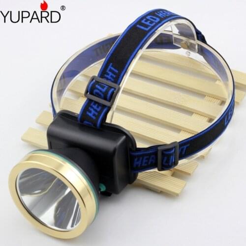 YUPARD LED Headlight 3Mode 5W LED Headlamp Head light LED Head Lamp Flashlight Torch + charger + Built-in Lithium Battery