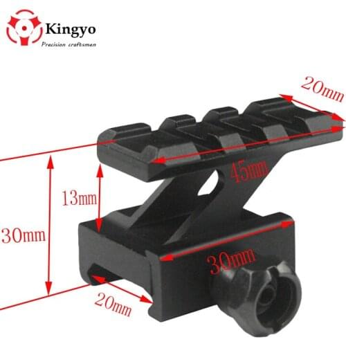 Tactical rail mount High Riser Mount scope mount fits 20mm picatinny rail free shipping