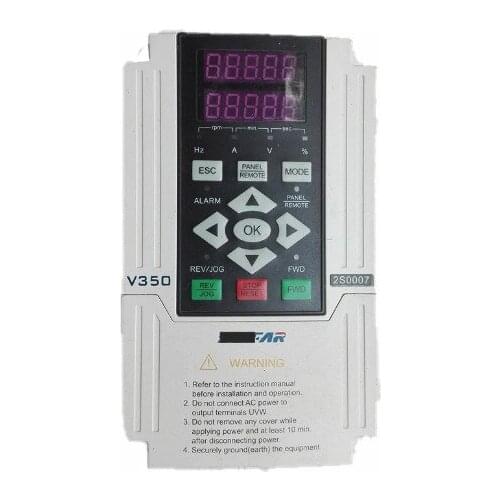 V350-2s0007 1 Phase 220V 0.75kw 1HP 5.0A 1000HZ VFD Inverter For Machine Cloose-Loop Vector New