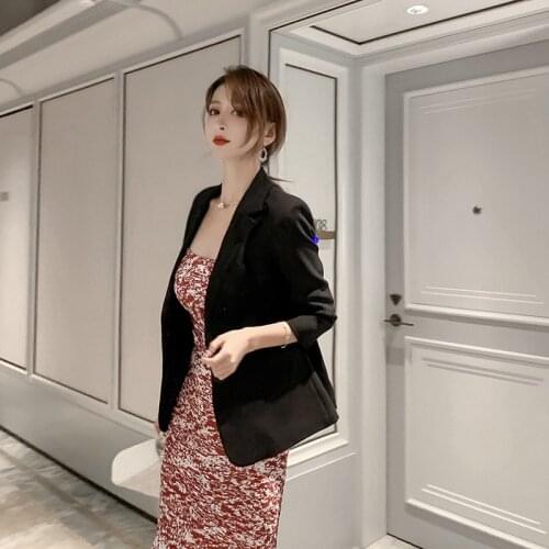 High End Women Office Workwear Blazers Elegant Business Suit Long Sleeves Casual Top 2020 Autumn Coats Solid Lady Suit Coat