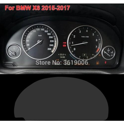 TOMMIA For BMW X6 15-17 Screen Protector HD 4H Dashboard Protection Film Anti-scratches Car Sticker