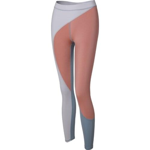 Yoga Pants Women Tie Dye Patchwork Tight Fitness Exercise Thin Hip Lifting High Waist Elastic Fitness Clothes Running Leggings