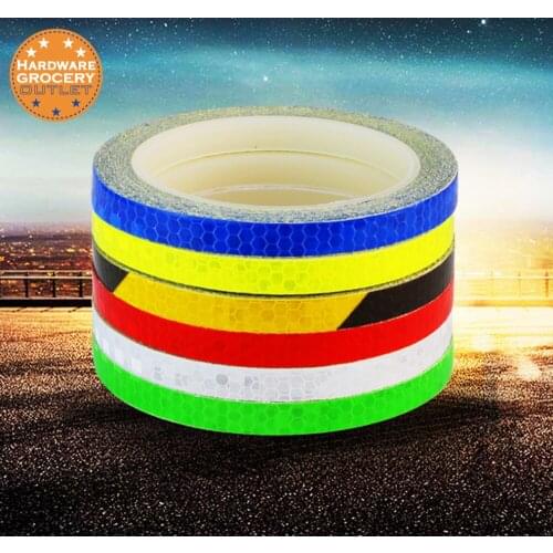 1 Roll Luminous Sticker 10mmx8m Removable Waterproof Photoluminescent Glow in Dark Safety Reflective Tape Fluorescent Vinyl