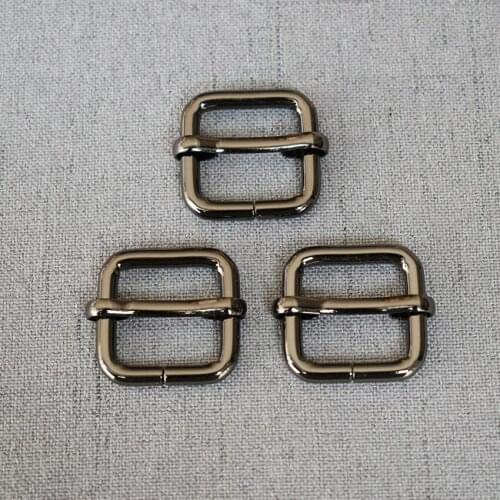 10 Pcs/Lot 20mm DIY Dog Collar For Webbing Silvery Adjustable Buckles Loops Straps Bag Accessory High Quality Plated Sustom