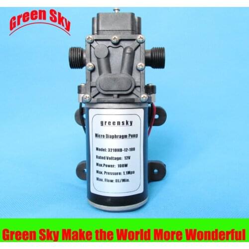 8L/Min 100W car washing,medical,chemical equipment,lawn and garden irrigation use 12v diaphragm pump
