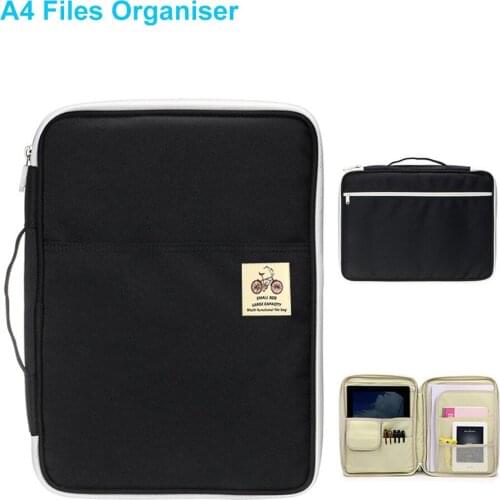 A4 Pocket Expanding Document Zipped Bag Conference Folder Case Files Organiser