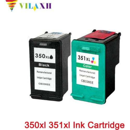 Vilaxh 350 351 xl Ink Cartridge compatible For HP Photosmart C4480 C4280 C4580 C5280 Officejet J5780 J5730 J5780 J5785 J5790