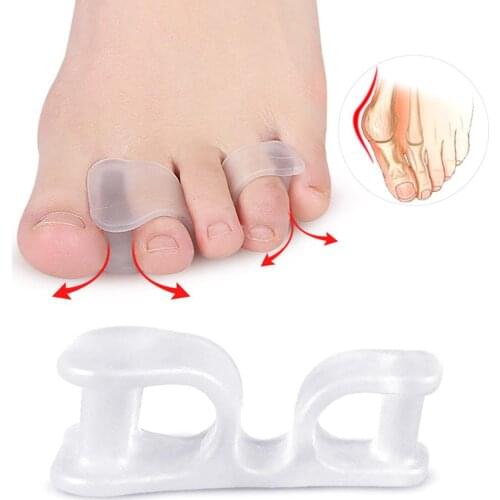 Soft Silicone Toe Separator Bunion Pads For Valgus Silicone Gel Toe Separator Bunion Toe Spacers Straightener For Bunion Relief