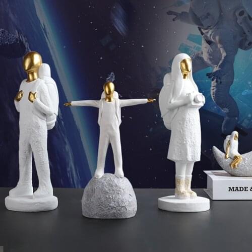 NORDIC RESIN STARRY CHARACTER CRAFTS DECORATION MINIMALIST HOME TV CABINET BOOKCASE MODEL ROOM CHARACTER STATUE DECORATION GIFT