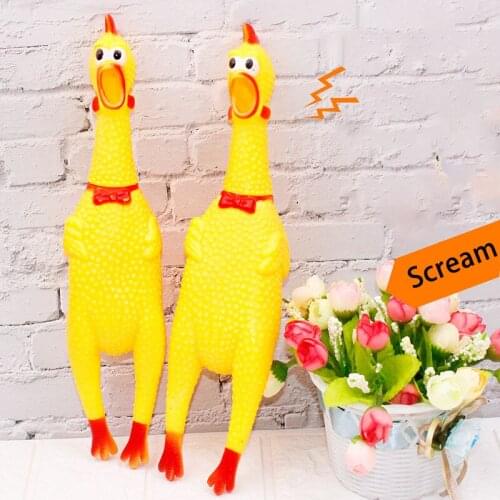 Newest Decompression Toys Funny Screaming Chicken Vocal Toys Anti-stress Vent Funny Gadgets Squeeze Gifts Boys Toys for Adult