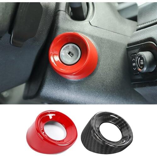 Fit for Chevrolet Camaro 2010-2015 ABS Engine Start Switch Button Key Jack Cover Decoration Trim Interior Car Accessories