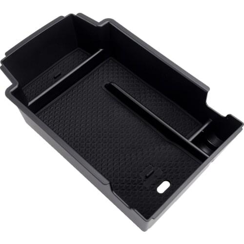 Center Console Armrest Storage Organizer Box Tray Black Fit For Chevrolet Blazer 2019 2020