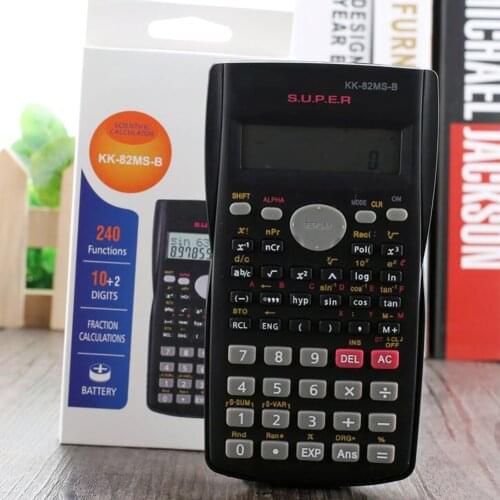 Portable Scientific Calculator Stationery School Office Engineering Multifunction School Engineering Stationery Scientific Tool