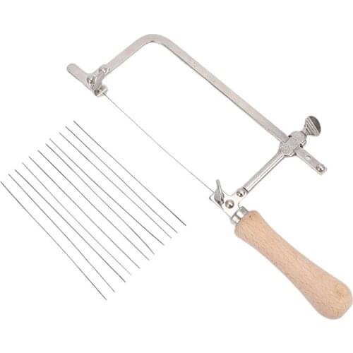 Professional Adjustable Saw Bow Wooden Handle Of Jewelry Hand Tools Saw Frame