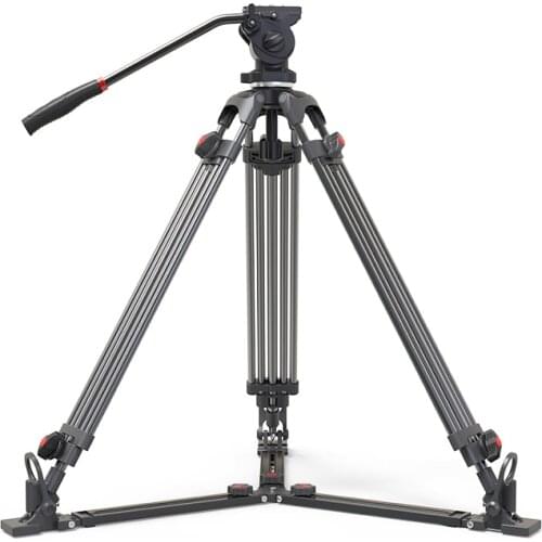 JIEYANG JY0608 Aluminum Professional Tripod camera tripod Hydraulic Damping Head camera tripod/Video Tripod/Dslr VIDEO Tripod