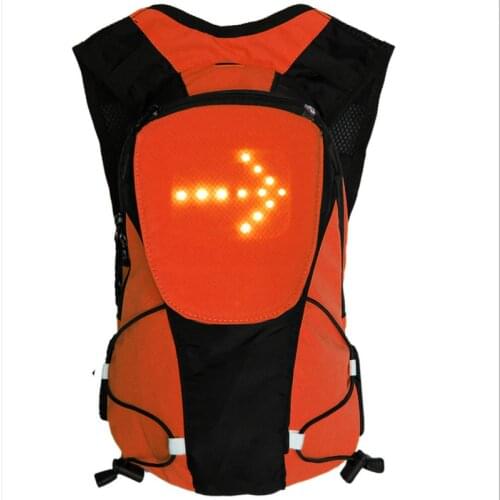 Remote Control LED Illuminated Backpack Turn Signal BAG FOR Safe Riding