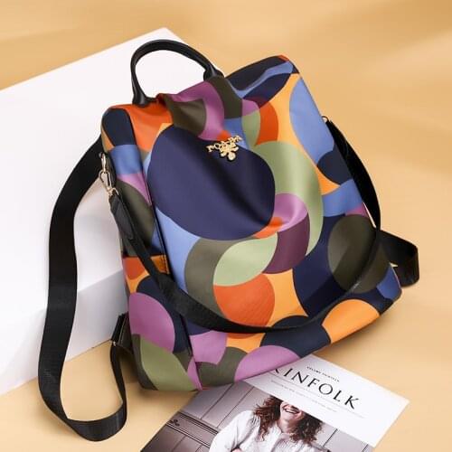 Anti0 Theft Women Backpacks Famous Brand High Quality Waterproof Oxford Women Backpack Ladies Large Capacity Backpack