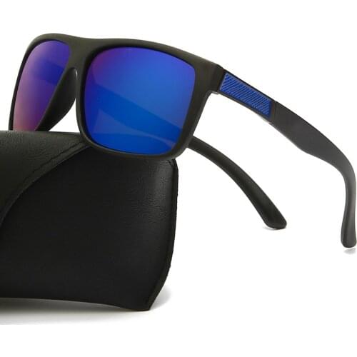 Men Polarized Sunglasses Brand Design Male Square Driving Sun Glasses Vintage Coating Sunglass UV400 Shades Eyewear gafas de sol