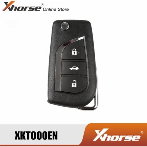 10 PCS XHORSE XKTO00EN Wired Universal Remote Key 3 Buttons For Toyota Type