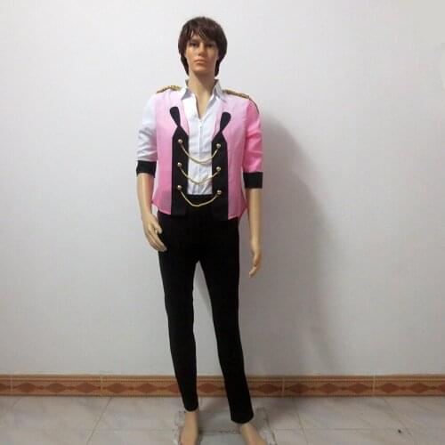Yuri!!! on Ice Victor Nikiforov cosplay costume school uniform coat shirt pants glove set Custom Made Any Size