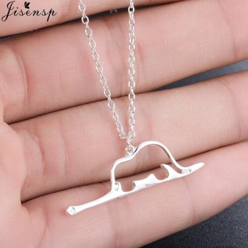 Women Fashion Little Prince Necklace Simple Jewelry Cute Le Petit Prince Charms Necklaces Snake Elephant Necklace Choker 2021