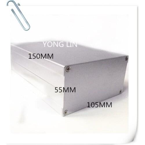 1pcs aluminum box/controller aluminum box/150*105*55aluminum case trainborn underplating