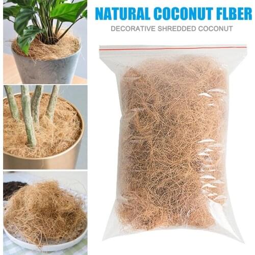 18oz Natural Coconut Husk Fiber Orchids Dried Bird Nest House Plant Garden Planting Supplies