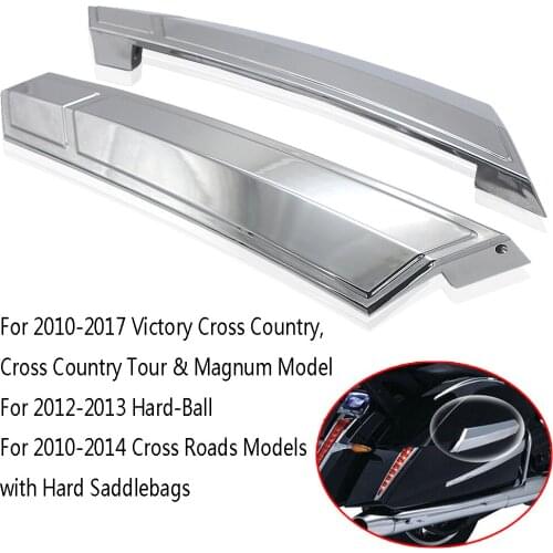 2010-2017 Motorcycle Accessories Saddlebag Hinge Covers 2016 2015 For Victory Hard-Ball Cross Roads Cross Country Tour Models