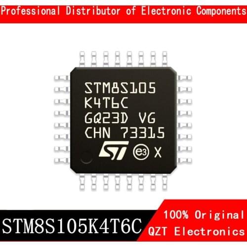 5pcs/lot new original STM8S105K4T6C STM8S105 LQFP-32 microcontroller MCU In Stock