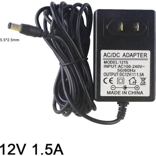Adapter 12V 1.5A for Yamaha PSR-E263 353 313 323 333 343 5.5*2.5mm Keyboard Piano Power Supply
