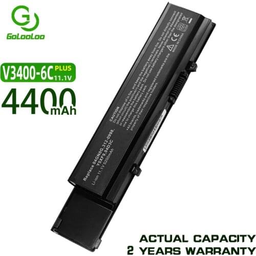Apexway 4JK6R 7FJ92 CWX2D P06E P09F P09S P10G TY3P4 Y5XF9 Laptop Battery for Dell Vostro 3400 V3400n V3500 V3500n V3700 V3700n