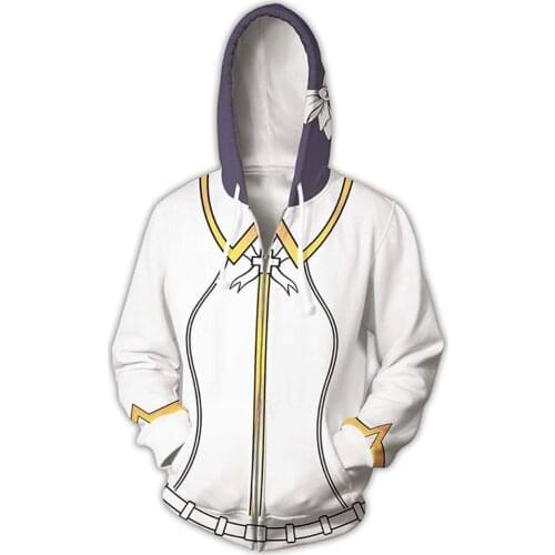 Anime Helltaker Cosplay Hoodie 3D Print Hood Zipper Up Hoodie Adult Jacket Sweatshirt Pullover Coat